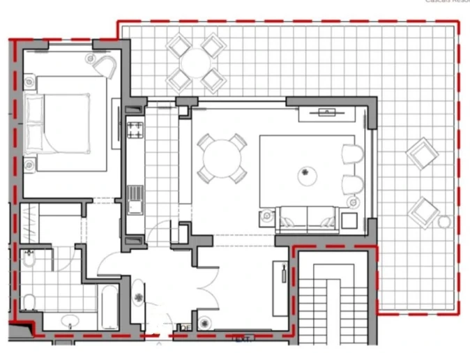 Apartamento T1 para Venda em Cascais e Estoril Planta 1