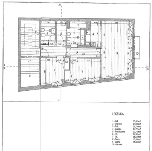 Apartamento T2 para Venda em Santo António Planta 1
