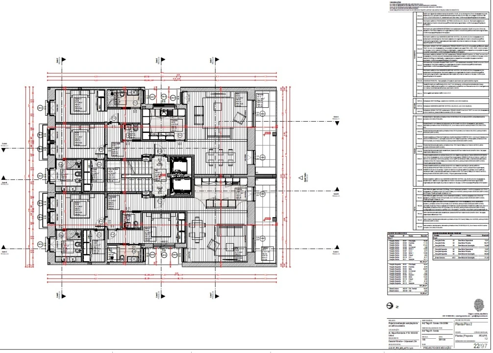 Apartamento T2 para Venda em Avenidas Novas Planta 2