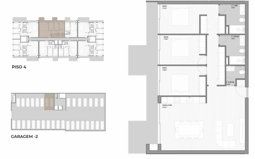 Apartamento T3 para Venda em Valongo Planta 1