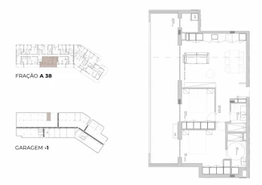 Apartamento T2 para Venda em Oliveira do Douro