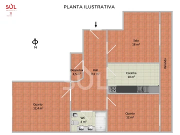 Apartamento T2 para Venda em Faro (Sé e São Pedro)