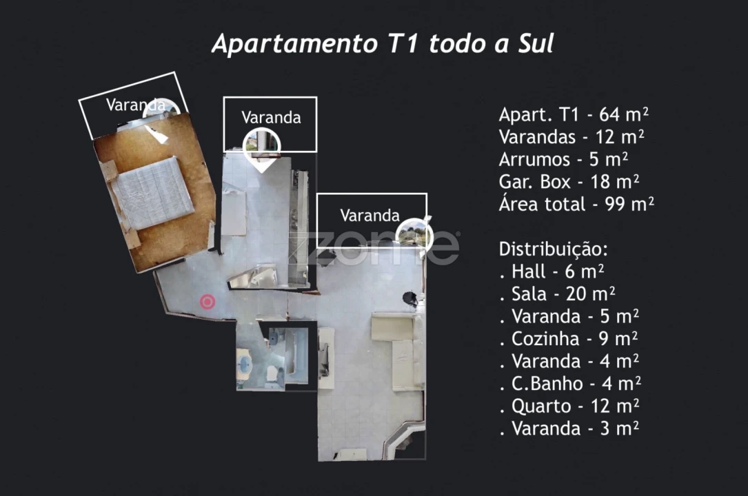 Apartamento T1 para Venda em Fânzeres e São Pedro da Cova Foto 25