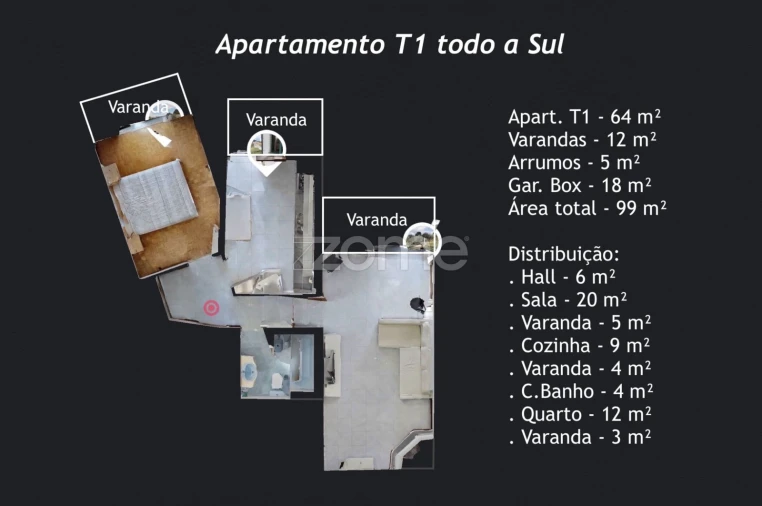 Apartamento T1 para Venda em Fânzeres e São Pedro da Cova Foto 25