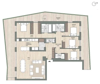 Apartamento T4 para Venda em Algés, Linda-A-Velha e Cruz Quebrada-Dafundo