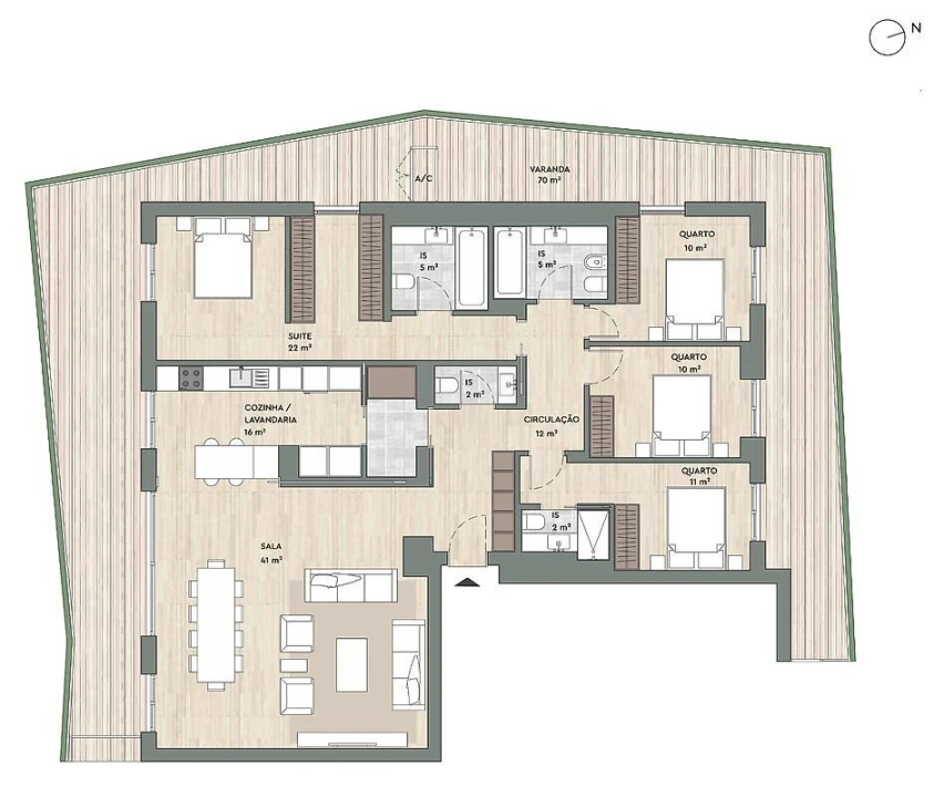 Apartamento T4 para Venda em Algés, Linda-A-Velha e Cruz Quebrada-Dafundo Foto 4
