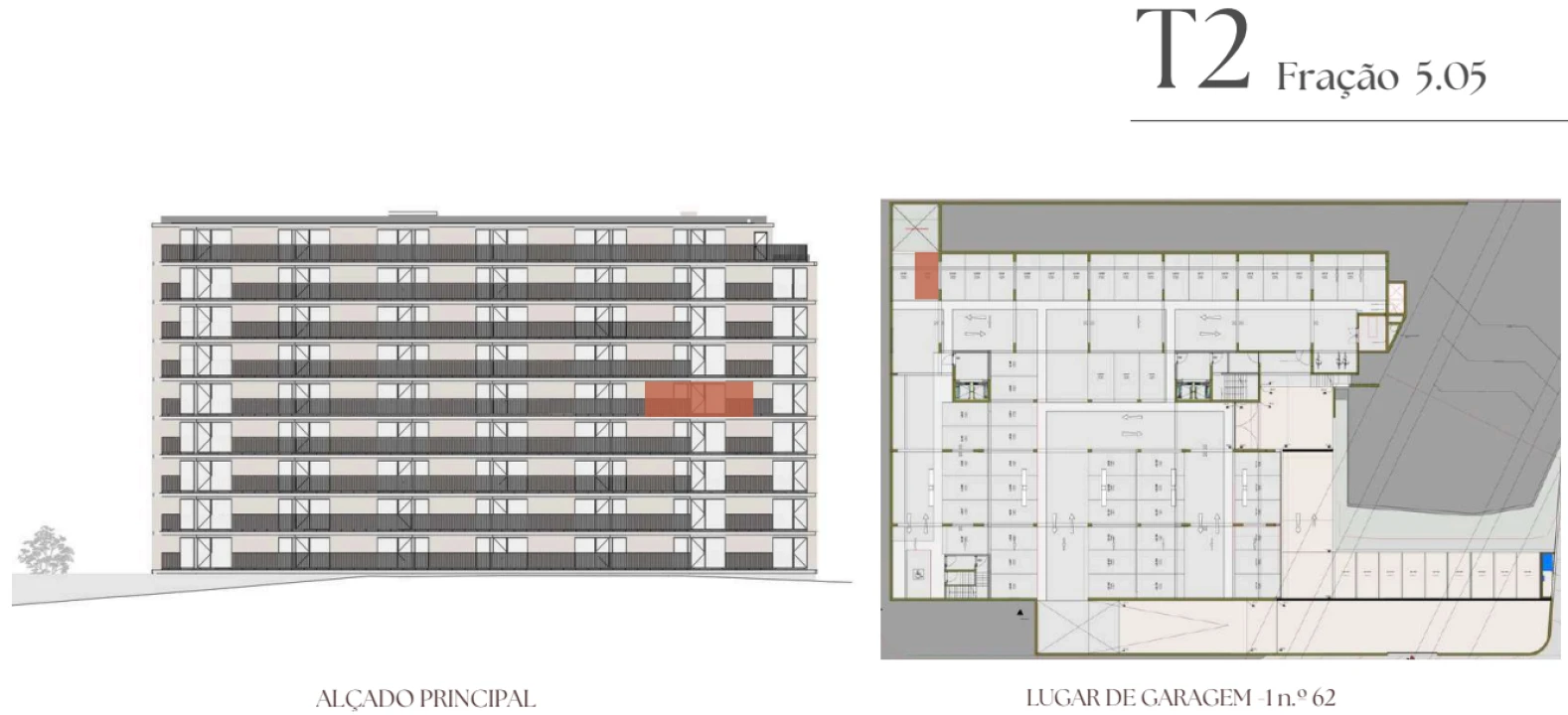 Apartamento T2 para Venda em Vilar de Andorinho Planta 2