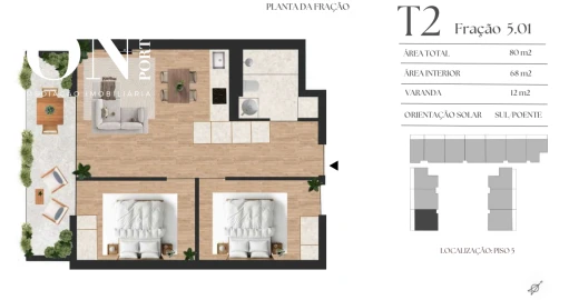 Apartamento T2 para Venda em Vilar de Andorinho