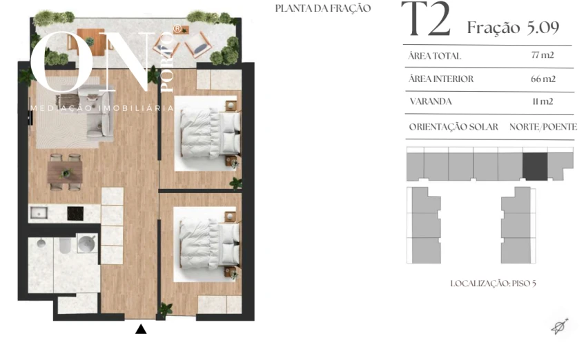 Apartamento T2 para Venda em Vilar de Andorinho Foto 8