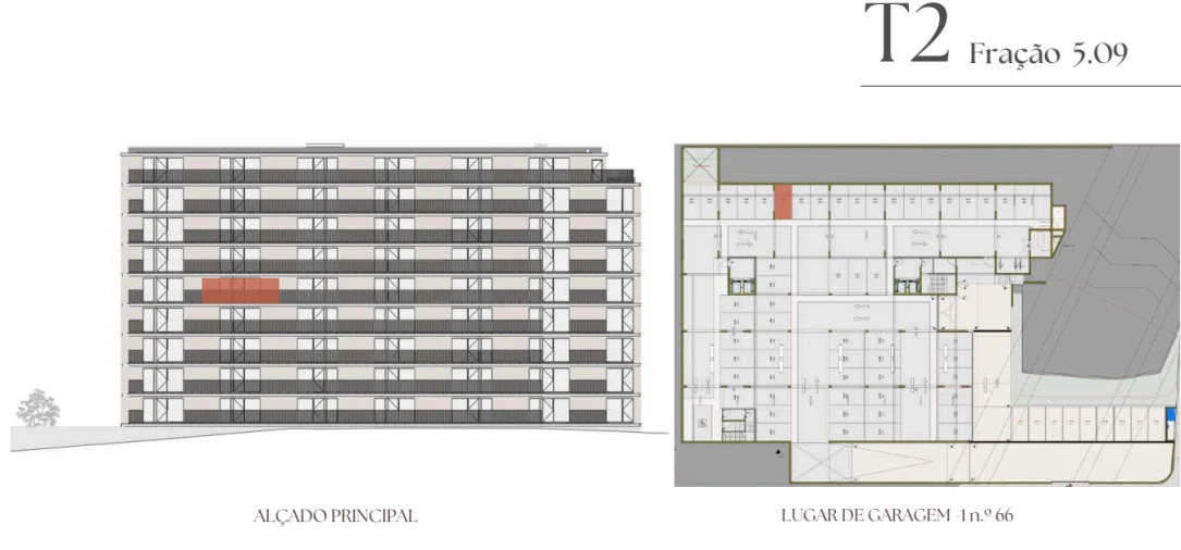 Apartamento T2 para Venda em Vilar de Andorinho Planta 2