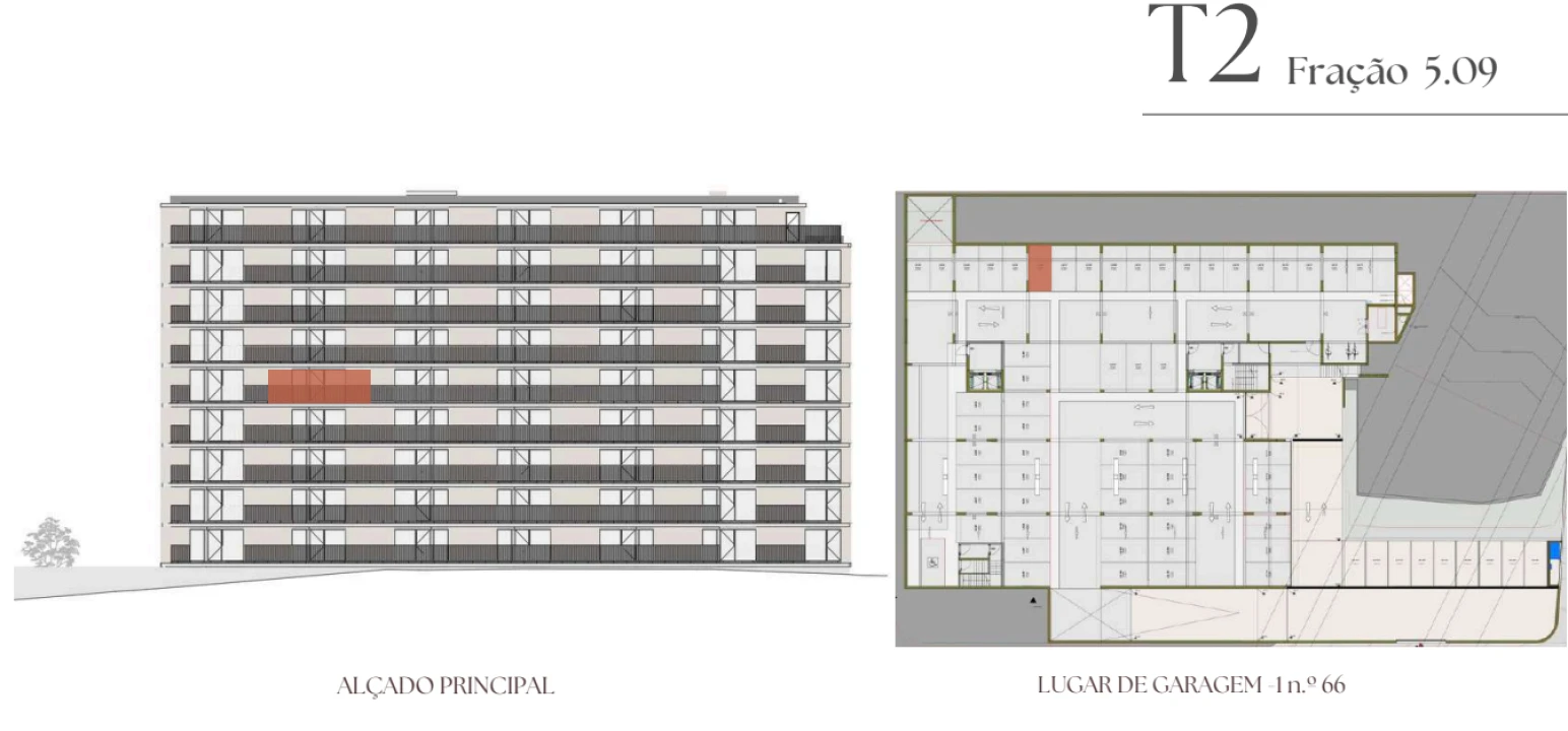 Apartamento T2 para Venda em Vilar de Andorinho Planta 2