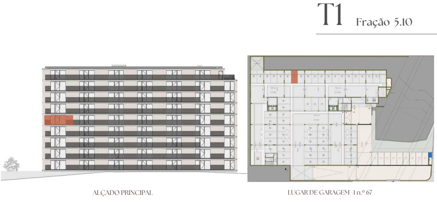 Apartamento T1 para Venda em Vilar de Andorinho Planta 2