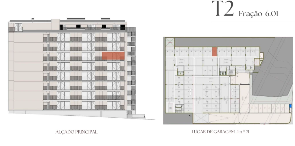 Apartamento T2 para Venda em Vilar de Andorinho Planta 2
