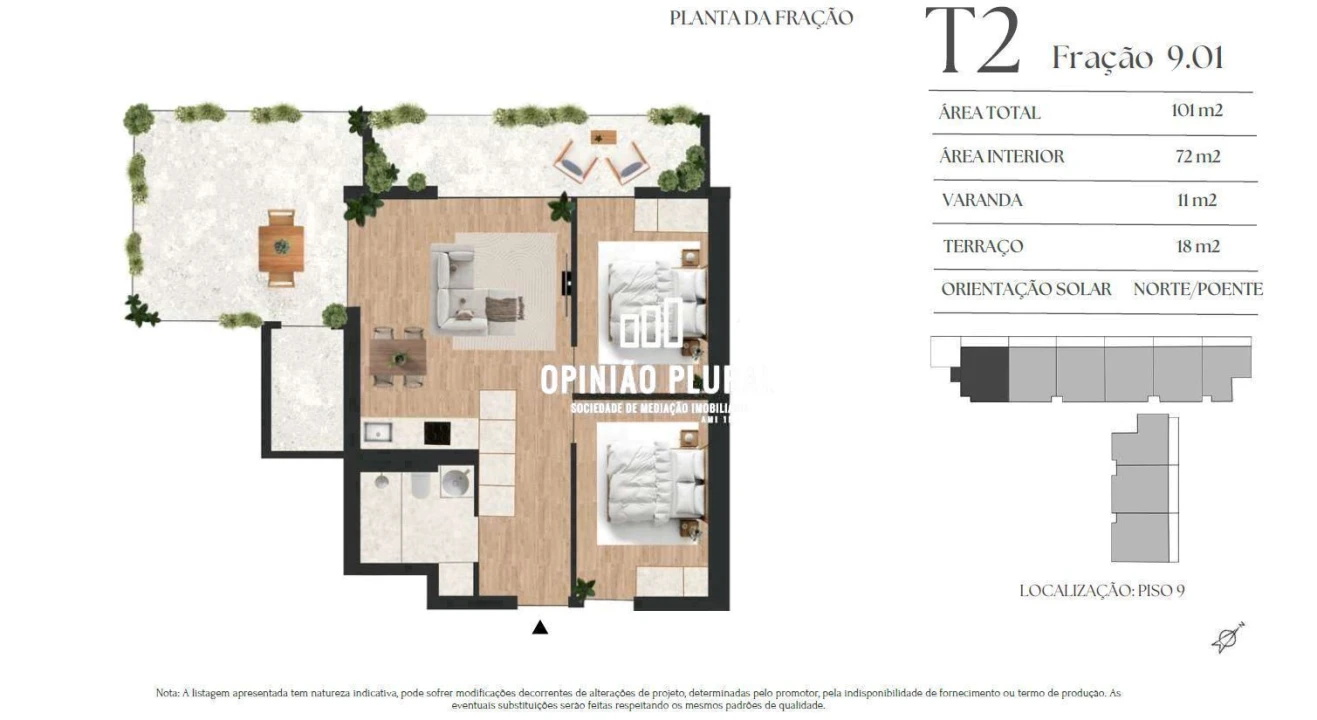 Apartamento T2 para Venda em Vilar de Andorinho Foto 8