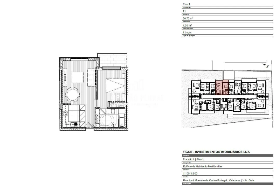 Apartamento T1 para Venda em Gulpilhares e Valadares Foto 15