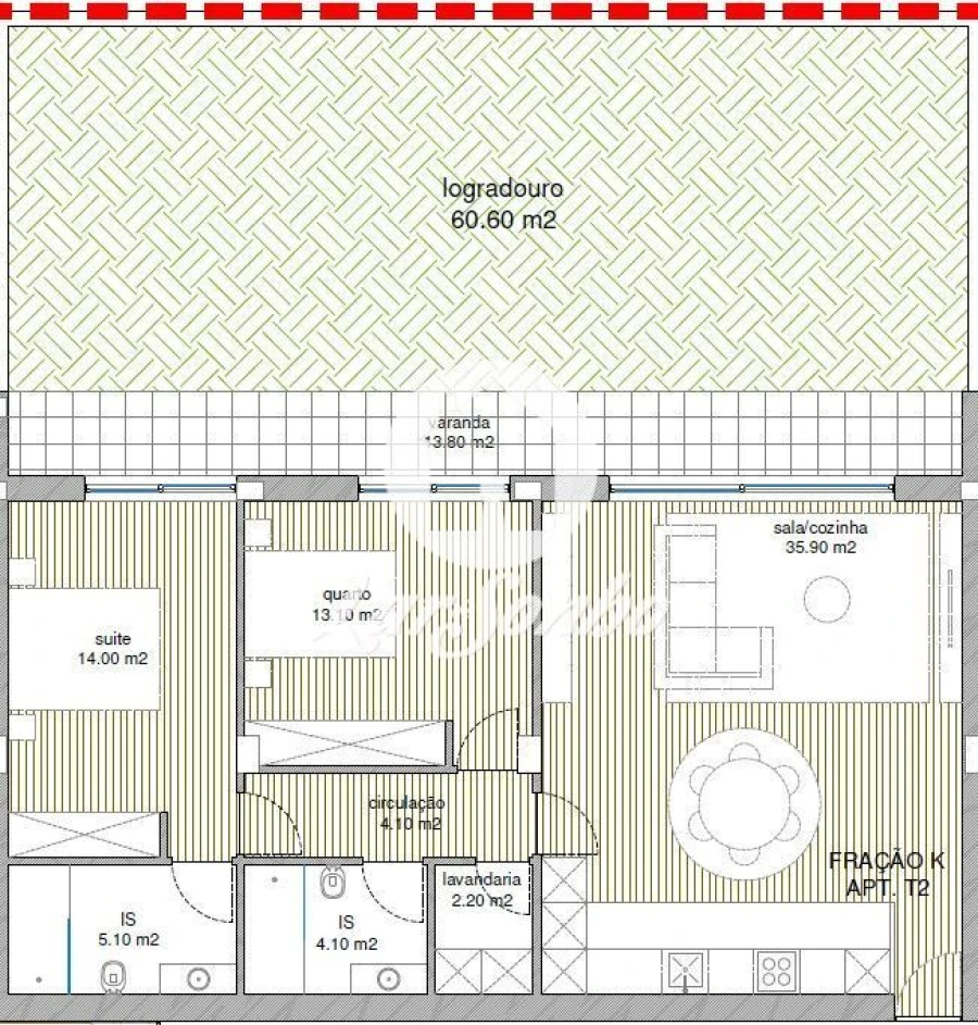 Apartamento T2 para Venda em Adães Foto 2