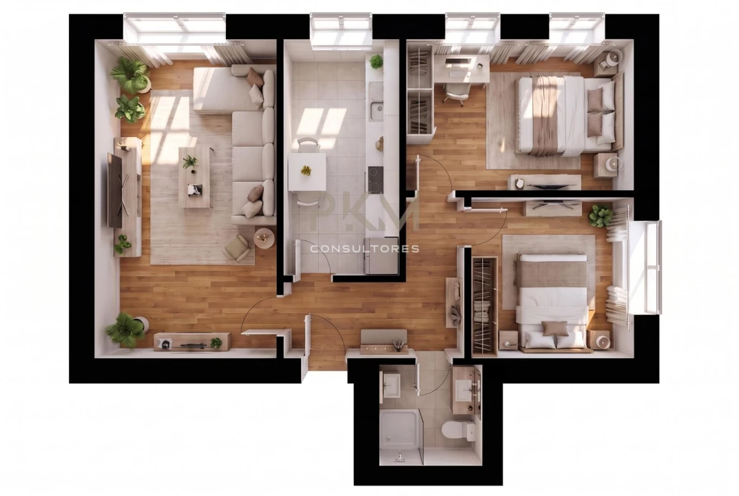 Apartamento T2 para Venda em Penafiel Foto 38