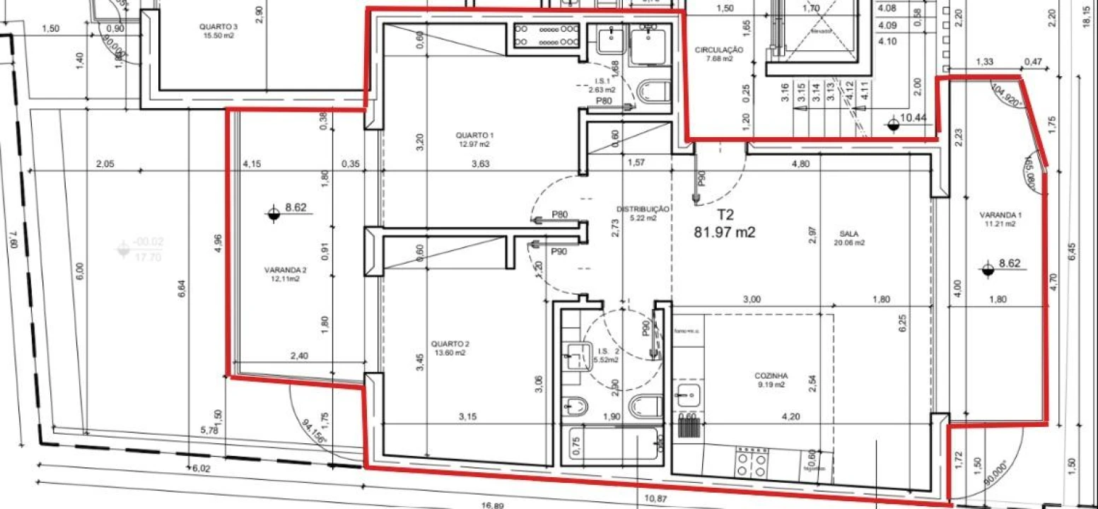 Apartamento T2 para Venda em Quarteira Foto 3
