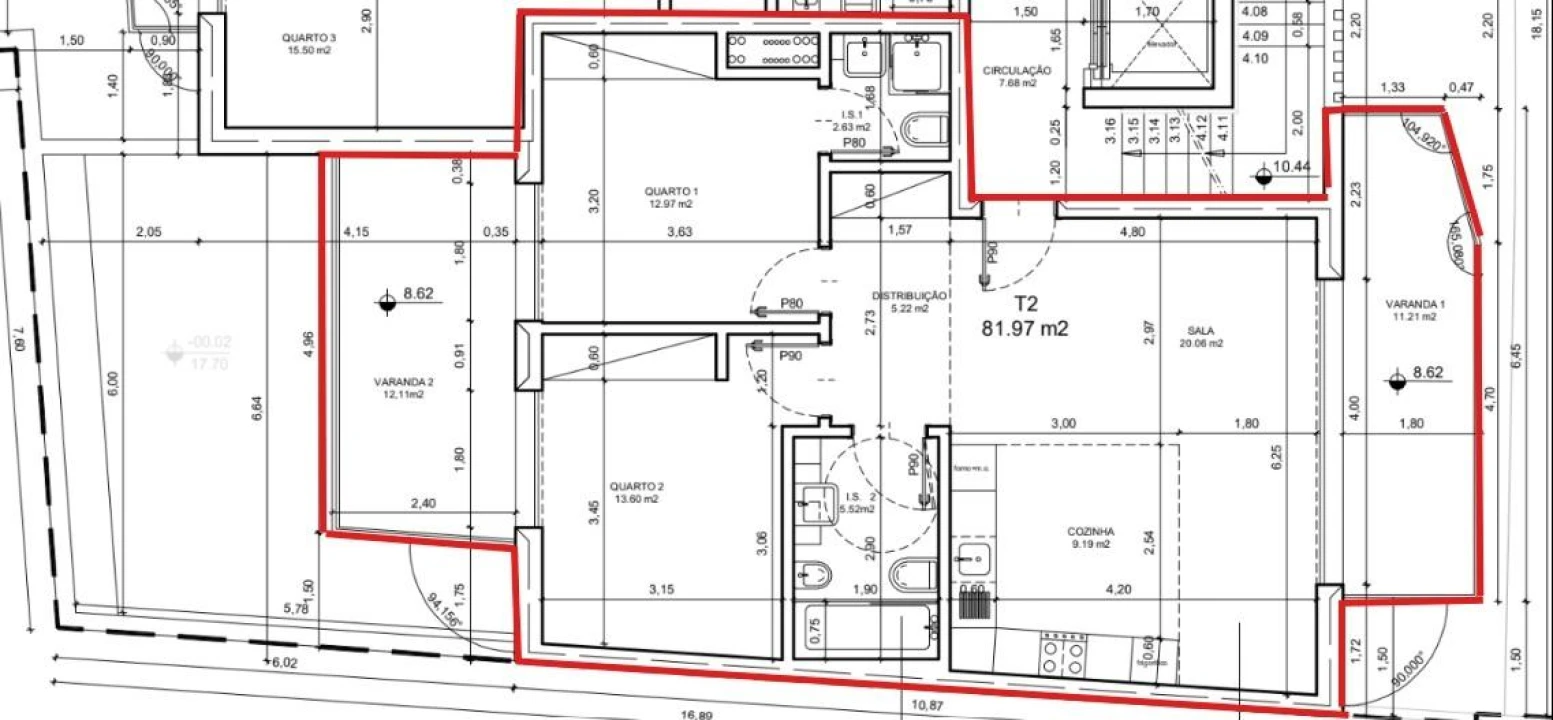 Apartamento T2 para Venda em Quarteira Foto 3