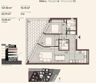 Apartamento T2 para Venda em Canelas