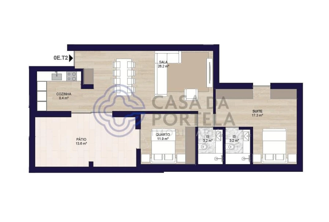 Apartamento T2 para Venda em Matosinhos e Leça da Palmeira Foto 24