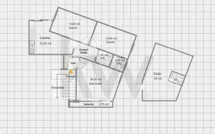 Apartamento T2 para Venda em Alvalade