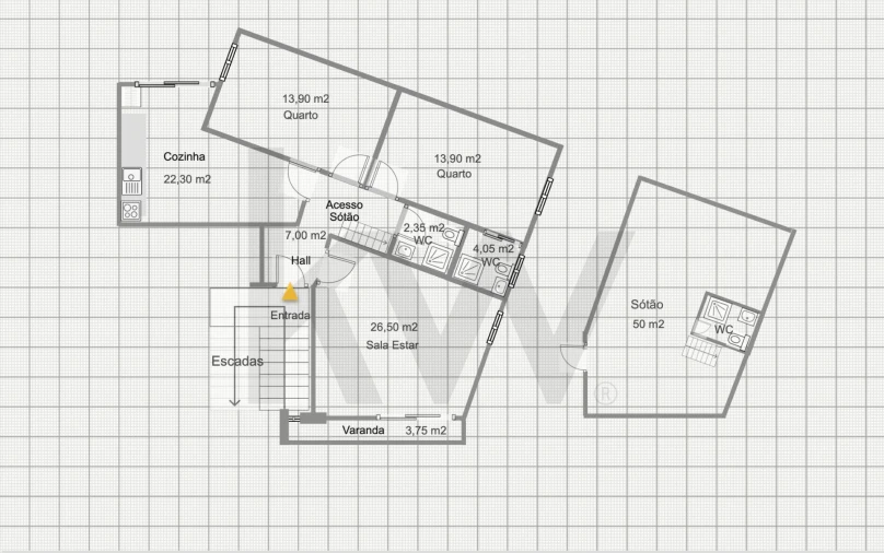Apartamento T2 para Venda em Alvalade Foto 24