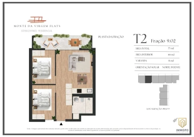 Apartamento T2 para Venda em Vilar de Andorinho
