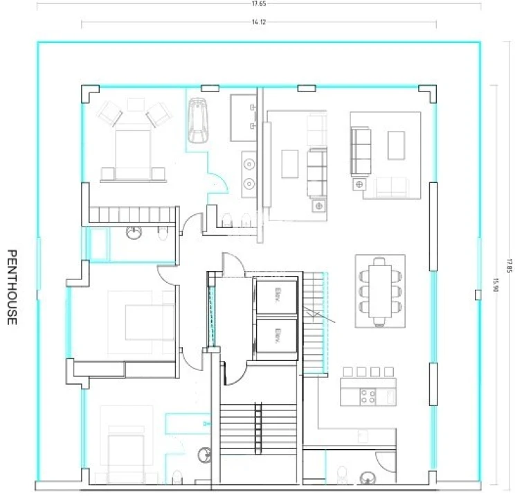 Apartamento T3 para Venda em Portimão Planta 2