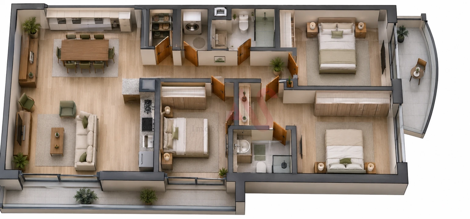 Apartamento T3 para Venda em Cristelos, Boim e Ordem Foto 8