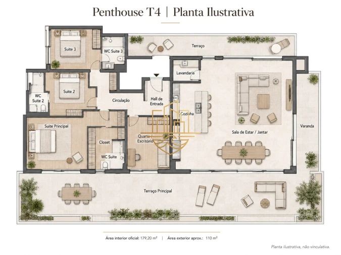 Apartamento T4 para Venda em Paranhos Planta 1