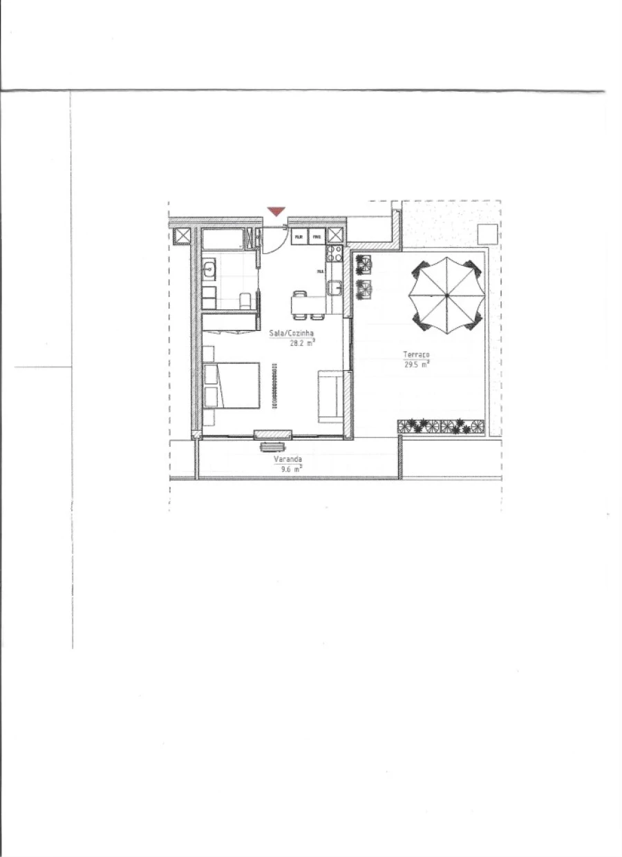Apartamento para Venda em Mafamude e Vilar do Paraíso Planta 1
