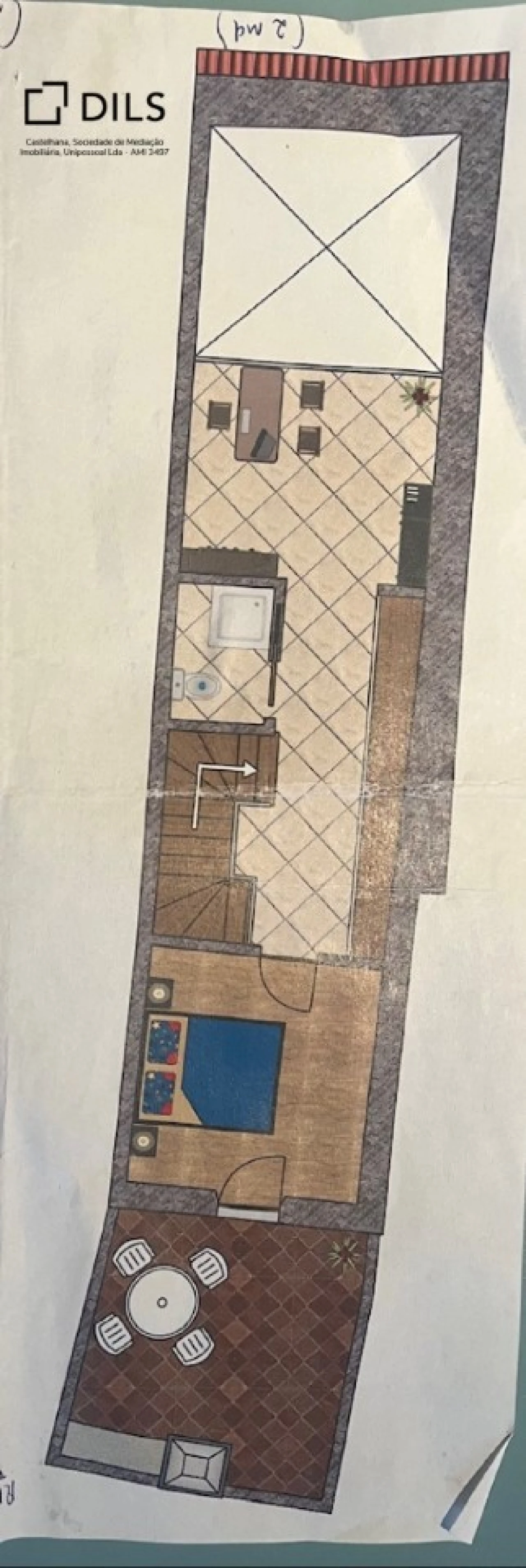 Apartamento T1 para Venda em Tavira (Santa Maria e Santiago) Planta 2