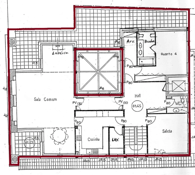 Apartamento T5 para Venda em Braga (São José de São Lázaro e São João do Souto) Planta 3