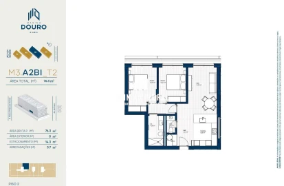 Apartamento T2 para Venda em Canidelo