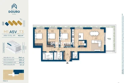 Apartamento T3 para Venda em Canidelo