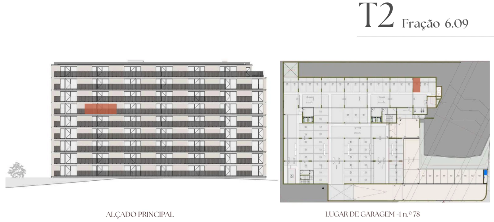 Apartamento T2 para Venda em Vilar de Andorinho Planta 2