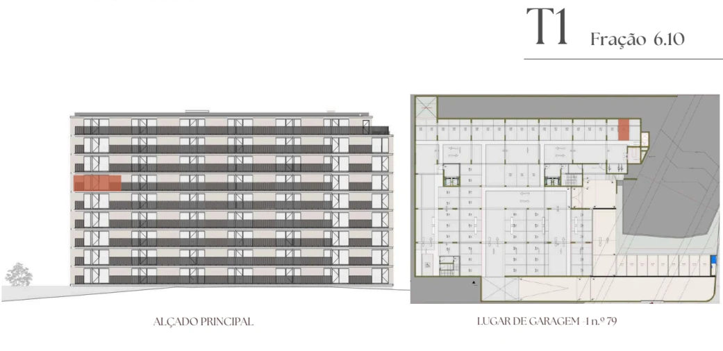 Apartamento T1 para Venda em Vilar de Andorinho Planta 2
