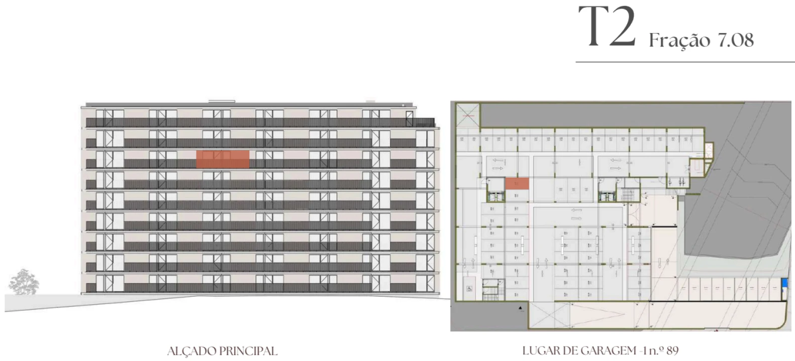Apartamento T2 para Venda em Vilar de Andorinho Planta 2
