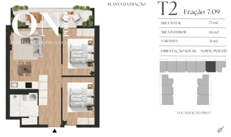 Apartamento T2 para Venda em Vilar de Andorinho