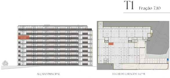 Apartamento T1 para Venda em Vilar de Andorinho