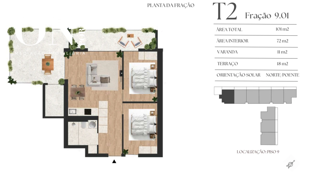 Apartamento T2 para Venda em Vilar de Andorinho Foto 8
