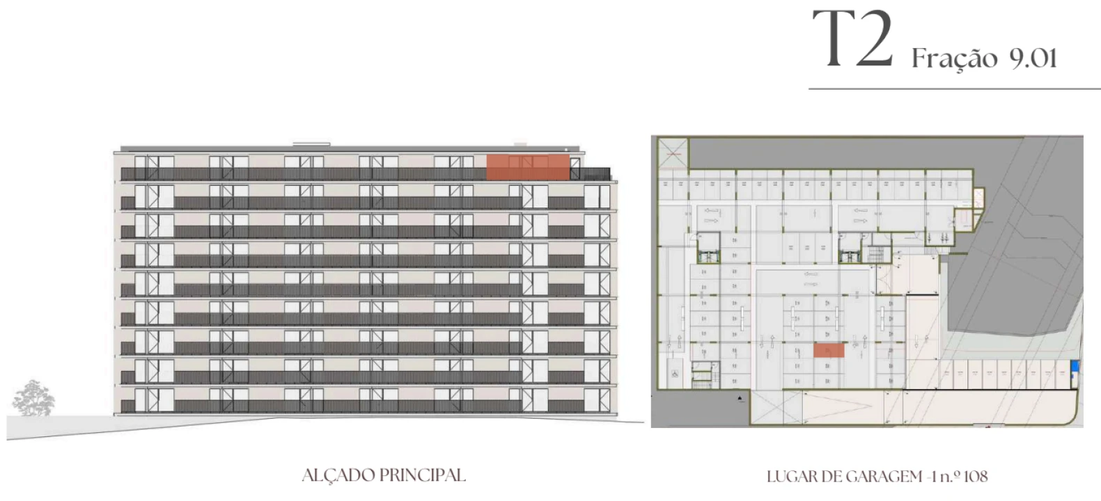 Apartamento T2 para Venda em Vilar de Andorinho Planta 2