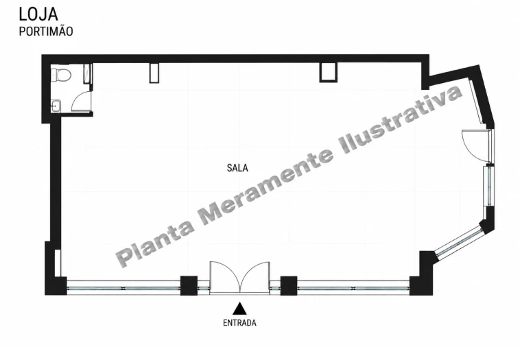 Loja para Venda em Portimão Planta 1