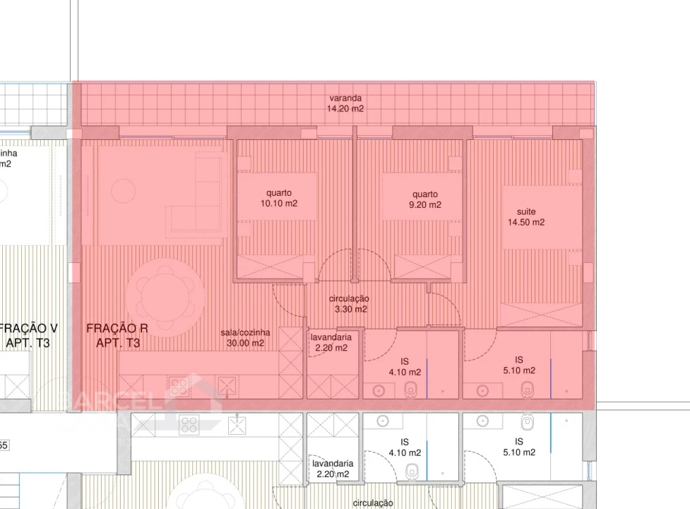 Apartamento T3 para Venda em Adães Foto 8