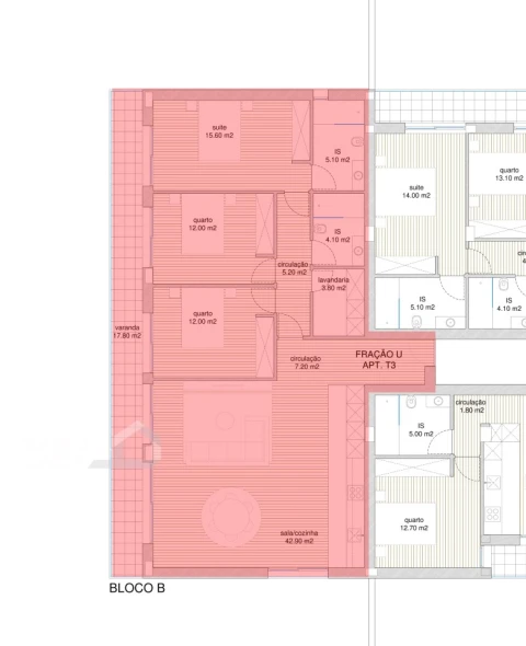 Apartamento T3 para Venda em Adães