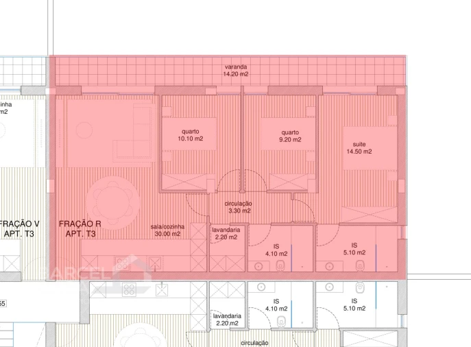 Apartamento T3 para Venda em Adães Foto 8