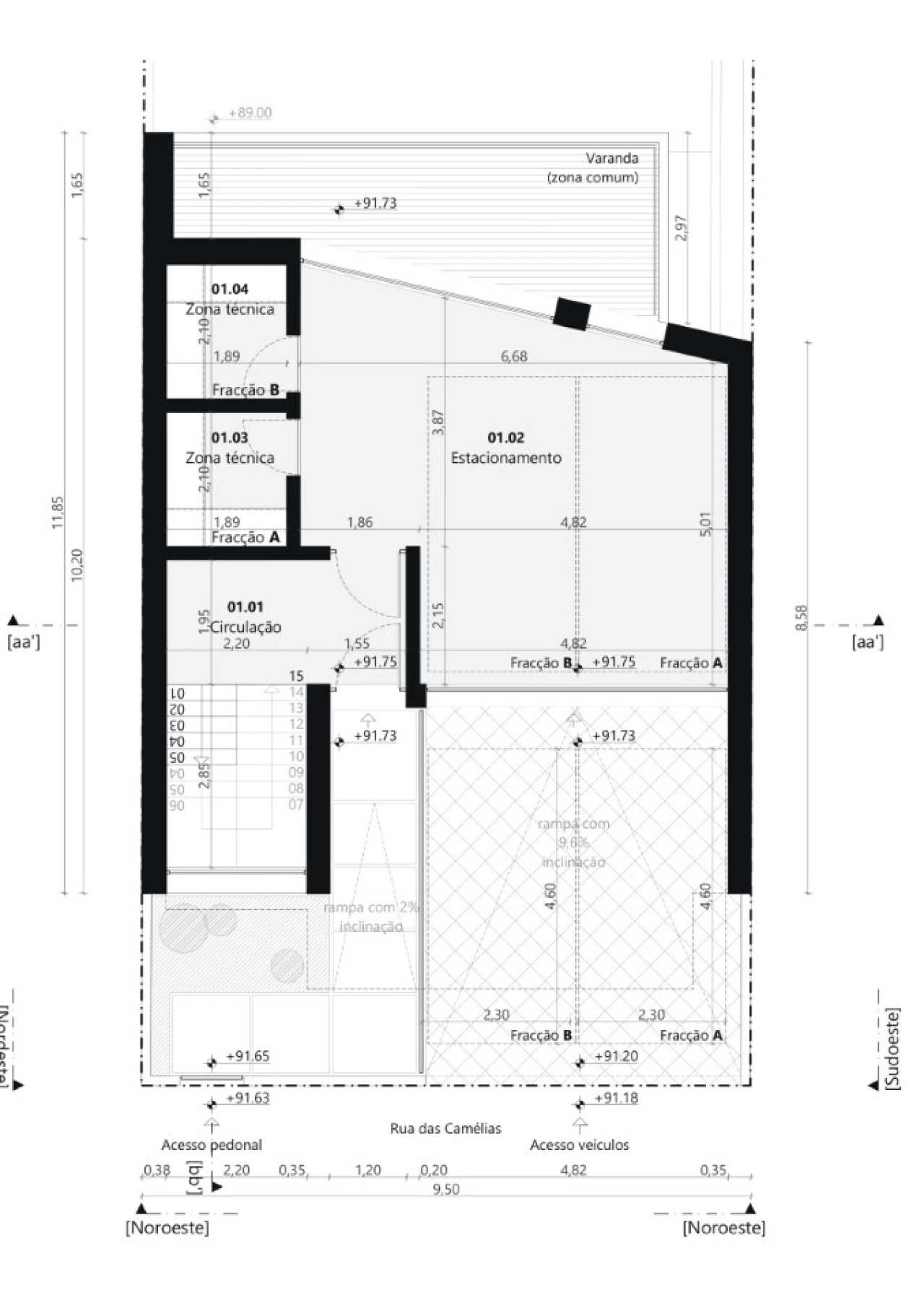 Apartamento T2 para Venda em Pontinha e Famões Planta 2