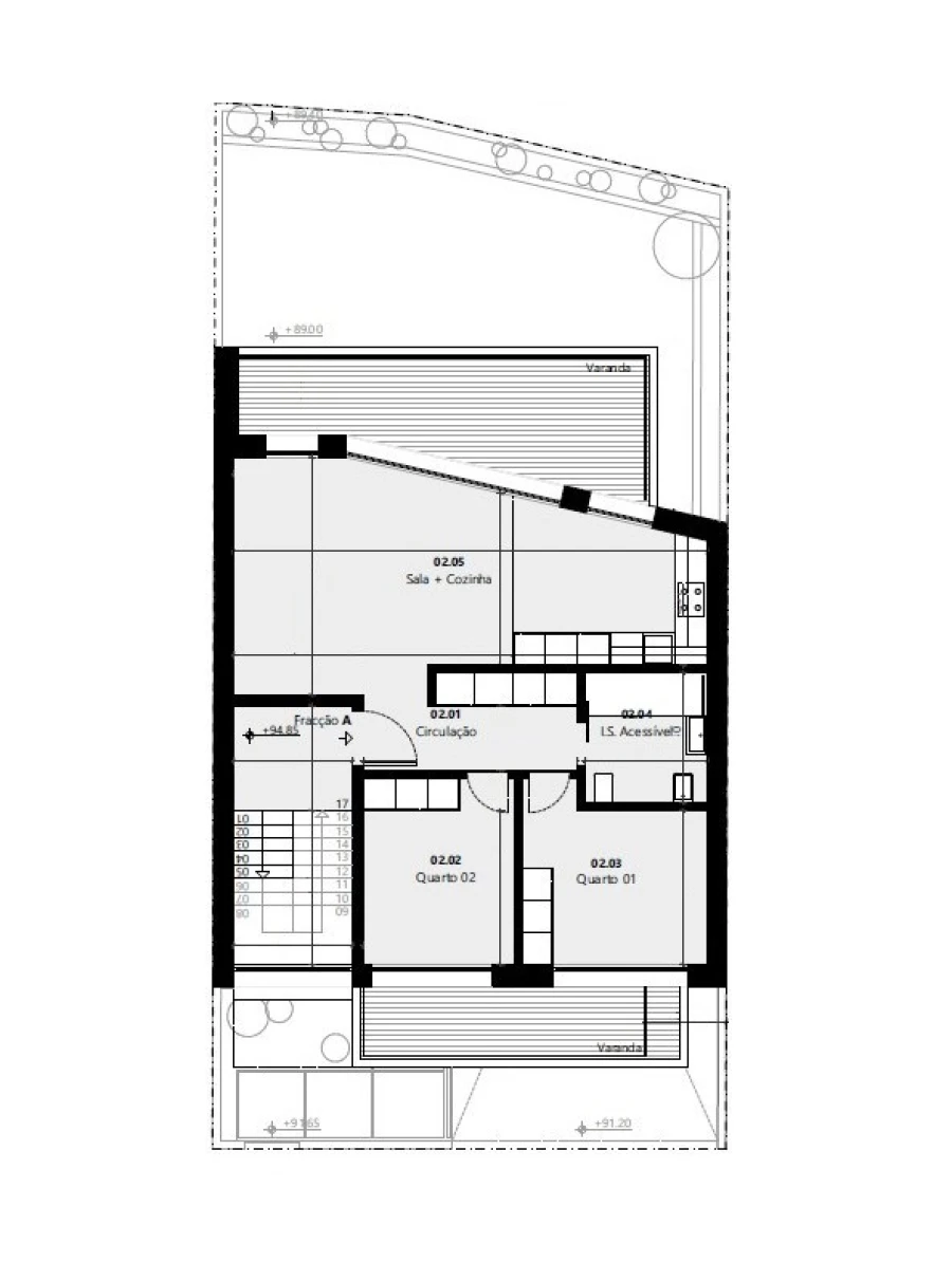 Apartamento T2 para Venda em Pontinha e Famões Planta 1