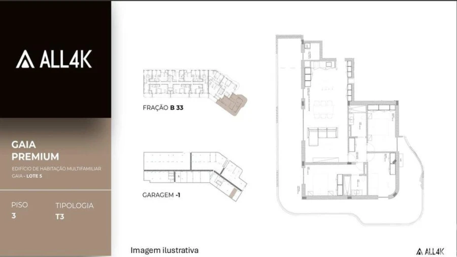 Apartamento T3 para Venda em Oliveira do Douro Foto 8